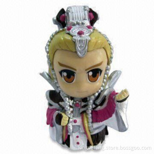 Plastic Action Figure with Fixed Hands, Legs, 6.0cm Height, 22.0g Weight and Made of PVC Material